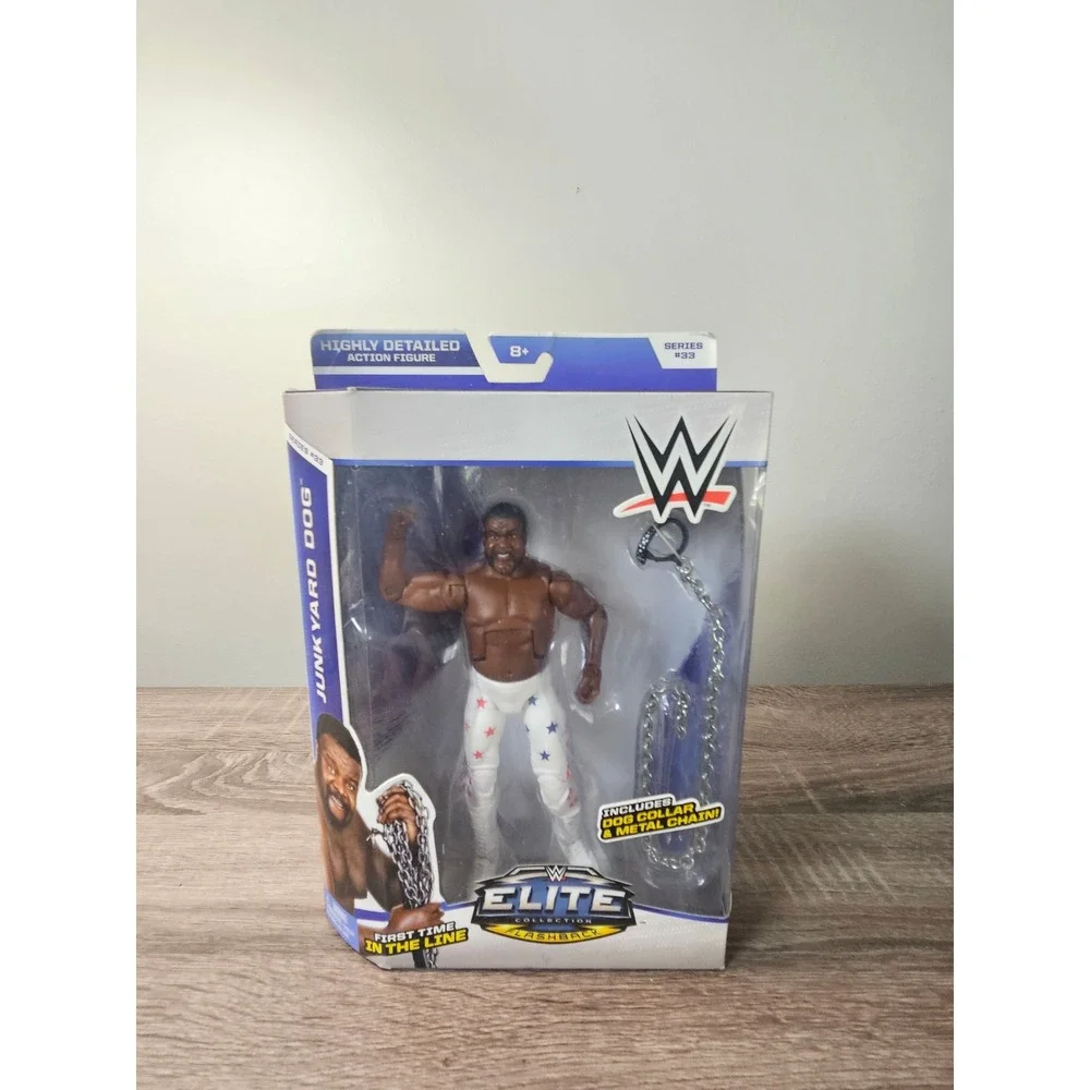 WWE Mattel Elite Series 33 Junkyard Dog - First Time in the Line - Unopened